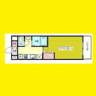 1Kの間取り画像