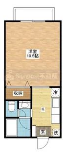 コンフォートTANAKA【1階】の間取り