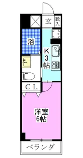 レジディア西船橋【3階】の間取り