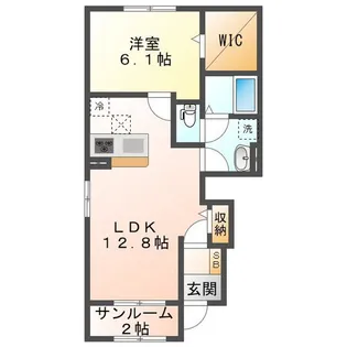 シエラ B【1階】の間取り