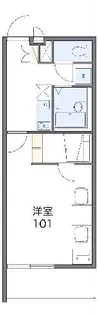 レオパレスアイあいビレッジ【3階】の間取り