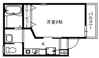 メゾン・ド・カトレア【1階】の間取り