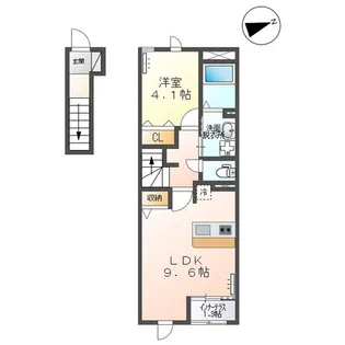 シーガルハウス【2階】の間取り
