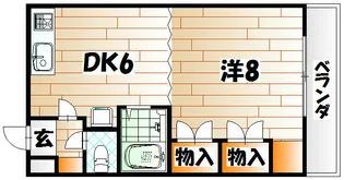 福岡県北九州市八幡東区日の出2【マンション】の間取り