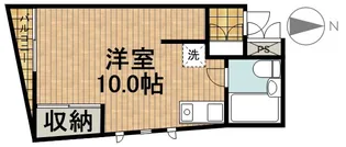 グリーンフラッツ天神町【2階】の間取り