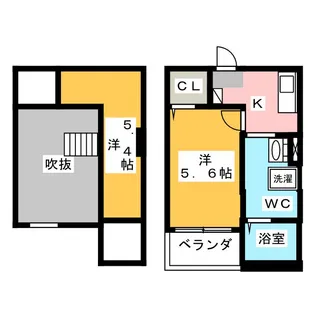 Rich hill 小幡【2階】の間取り