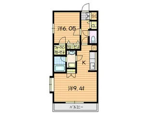 Brun Pommier (ブランポミエ)【3階】の間取り