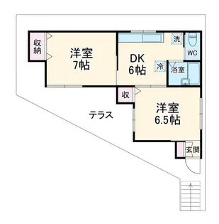 神奈川県横浜市南区平楽【一戸建】の間取り