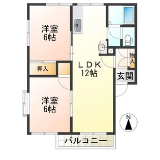 アーバンライフm【2階】の間取り