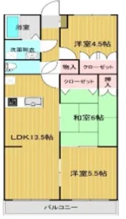 埼玉県深谷市上柴町西2【マンション】の間取り
