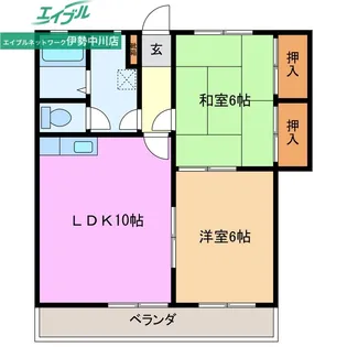 アーバンヒルズ B棟【1階】の間取り