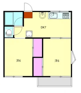 バレンシア【2階】の間取り
