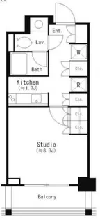 パークキューブ目黒タワー【1階】の間取り