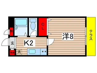 エステートピア寒川【1階】の間取り