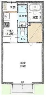エストライフ駿河台【1階】の間取り