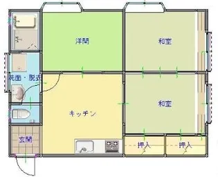 ニューメルヘンタムラ【2階】の間取り