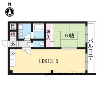 コーポポルスター【2階】の間取り