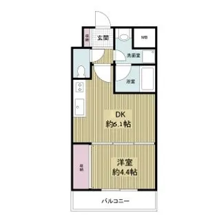 プレジオ都島【6階】の間取り