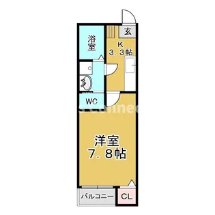 クレフラスト台原駅前【2階】の間取り
