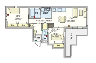 (シニア限定) grace【2階】の間取り