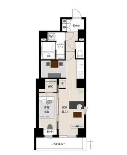 アーバンパーク亀戸II【8階】の間取り