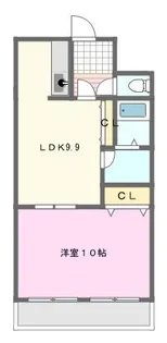 ピア・ビアン【1階】の間取り