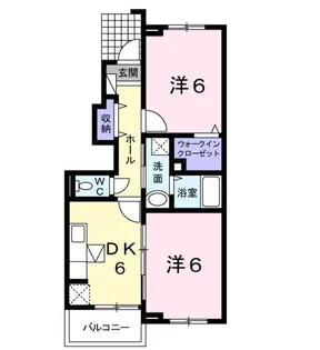 スウィート I【1階】の間取り