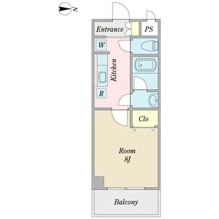 ガルフェンド【4階】の間取り