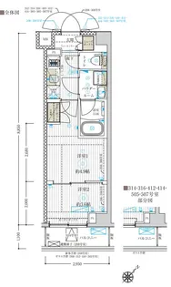 ブライズ鷺沼【1階】の間取り