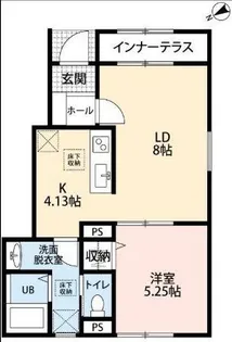埼玉県坂戸市末広町【アパート】の間取り