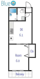 レーンコーポラス【2階】の間取り