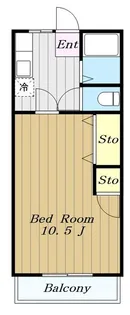 本厚木Solamachi IIDA5【2階】の間取り