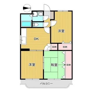 ユーミーマンション加茂川【1階】の間取り