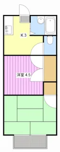 セジュール城北【2階】の間取り