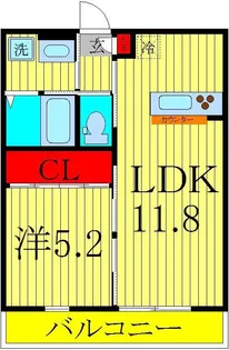 リブリ・アザレア【1階】の間取り