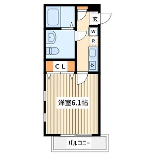 ハイム山本【2階】の間取り