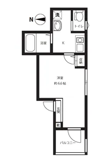 メルディア千鳥【3階】の間取り