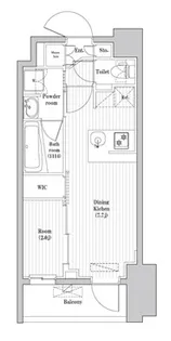 東京都大田区西蒲田8【マンション】の間取り