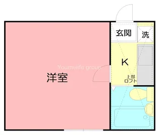 プラザ・ドゥ・グリーム【1階】の間取り