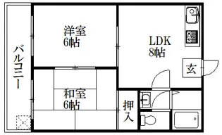 タカノビル【3階】の間取り