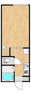 リッシュ城ヶ丘C【1階】の間取り