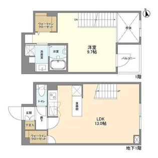 ウェルスクエア新宿戸山の間取り