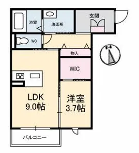 ルミナス コート【2階】の間取り