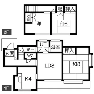 宮城県仙台市青葉区柏木1【一戸建】の間取り