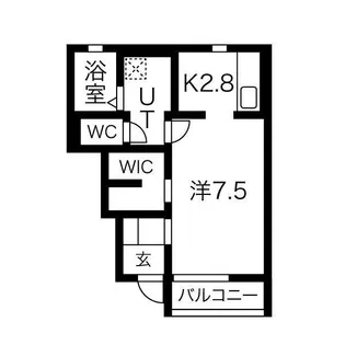 ポールスターA【1階】の間取り