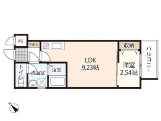 シンビ高須駅前I【3階】の間取り