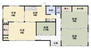 岐阜県可児市瀬田【一戸建】の間取り
