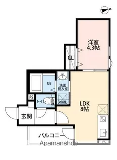 福岡県久留米市津福本町【アパート】の間取り