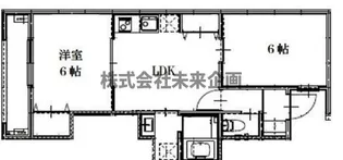 ヒルサイド山手VII【2階】の間取り