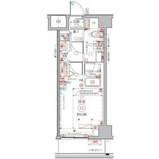 クレヴィスタ武蔵中原【2階】の間取り